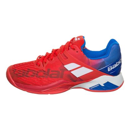 Babolat Propulse Fury Clay Adults Red Blue Tennis & Padel Shoes