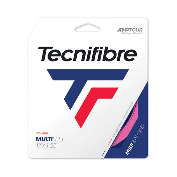 Tecnifibre Multifeel Pink 1R 12m Tennis Reel String WS