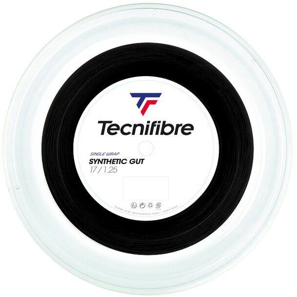 Tecnifibre Synthetic Gut Black 17R 200m Tennis Reel String WS