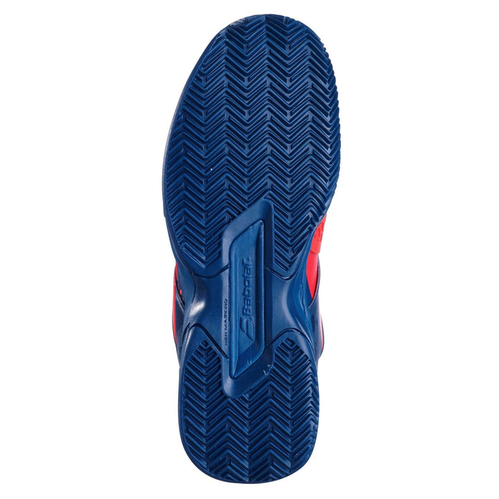 Babolat Propulse Clay Junior & Ladies Red Blue Tennis & Padel Shoes