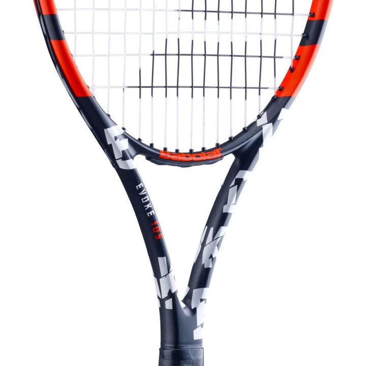 Babolat Evoke 105 Strung CV Black Orange Tennis Racket