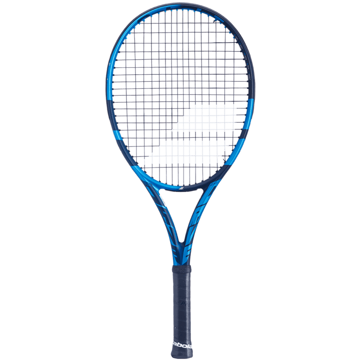 Babolat Pure Drive JUNIOR 230gm 25 STRUNG With Cover Full Graphite Blue Tennis Racket