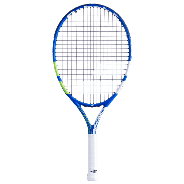 Babolat Drive Junior 23 Blue Green White 215gm Strung With Cover Tennis Racket