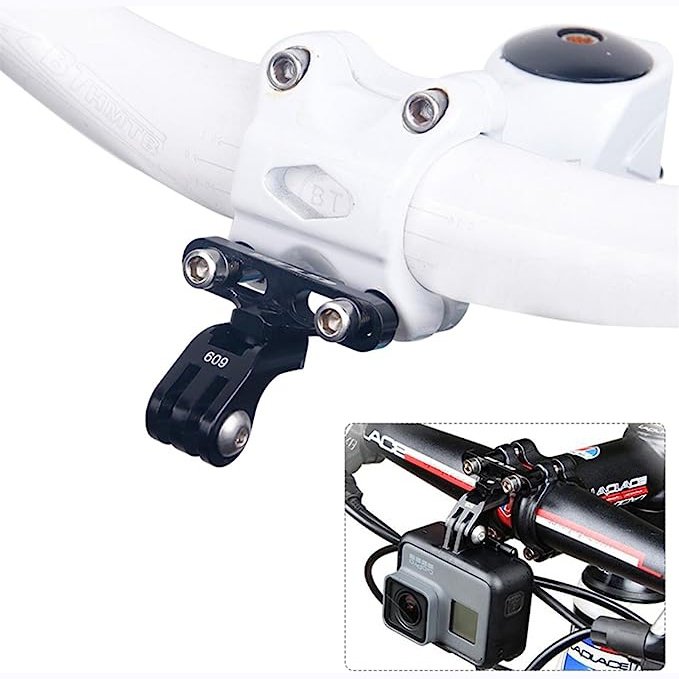 GUB 609 Handelbar Stem high-quality Camera Mount Rack with Flashlight For Bicycle Motorbike Scooter WS