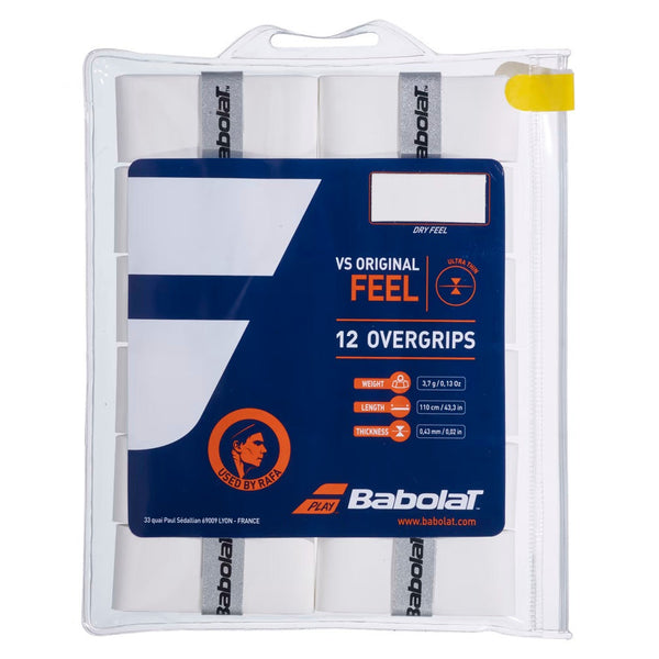 Babolat "VS" Overgrips 12X for Padel & Tennis Rackets