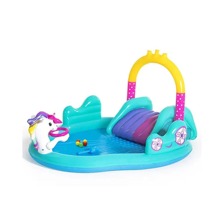 Bestway Magical Unicorn Carriage Play Centre WS