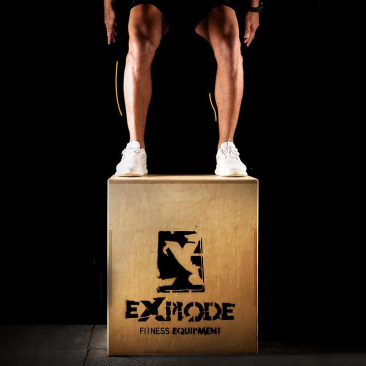 Explode Fitness Gym CrossFit 3 in 1 Wood Polymetric Jumping Box 1 BOX EX