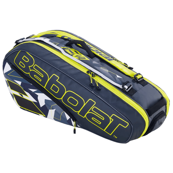 Babolat RH6 Pure Aero Grey Yellow White Tennis Bag