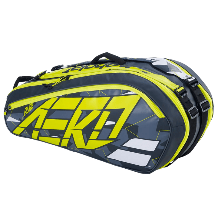 Babolat RH6 Pure Aero Grey Yellow White Tennis Bag