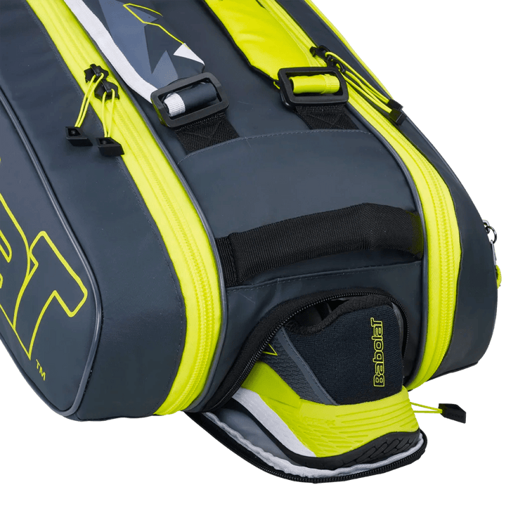 Babolat RH6 Pure Aero Grey Yellow White Tennis Bag