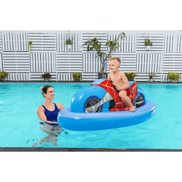 Bestway Spider-Man Sporty Motorcycle Ride-On Pool Float WS