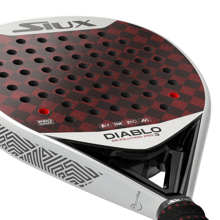 SIUX Diablo Revolution 3 Pro 15K Sanyo's 2023 Padel Racket WS