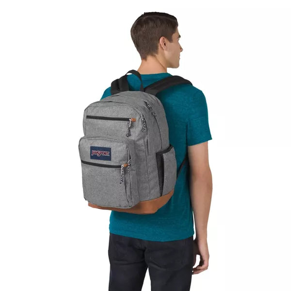 Jansport Cool Student Grey Letterman Poly Backpack WS