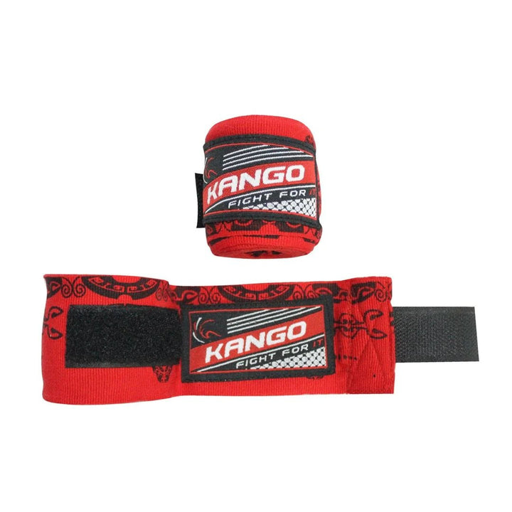 Kango Martial Arts Unisex Adult Red Black Bandage WS