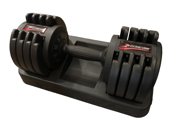 Entercise Gym 25 Kilograms Adjustable Dumbbells WS