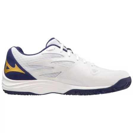 Mizuno Thunder Blade Z White Blue Squash Volleyball Handball Indoor 2023 Sports Shoes