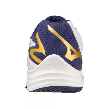 Mizuno Thunder Blade Z White Blue Squash Volleyball Handball Indoor 2023 Sports Shoes