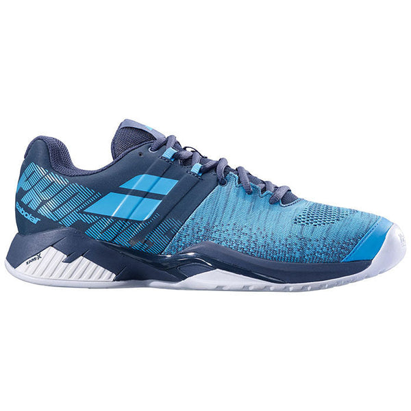 Babolat Propulse Blast All Court Juniors & Ladies Grey Blue Tennis & Padel Shoes