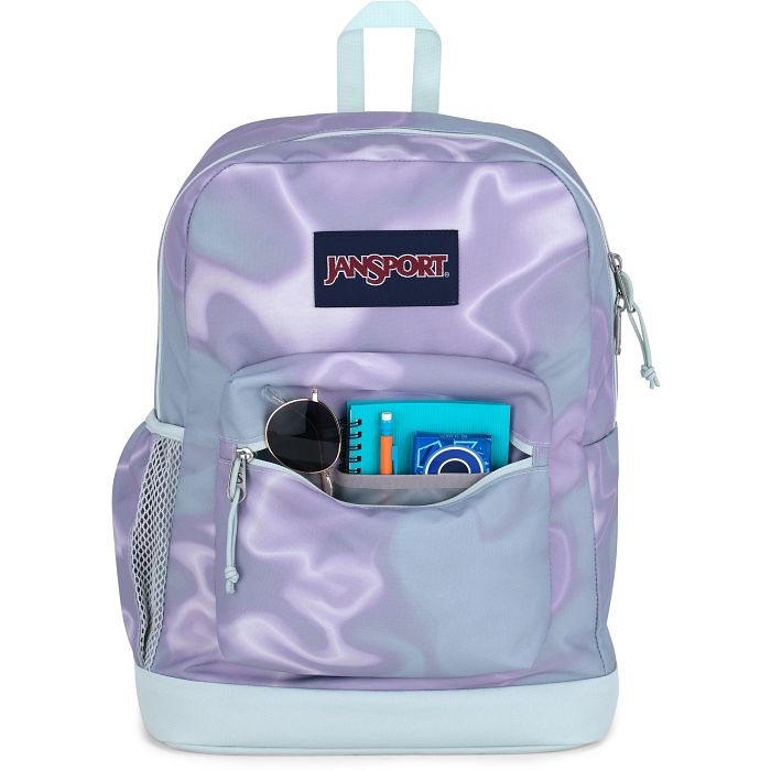 Jansport Cross Town Plus Platinum Puddles Backpack WS