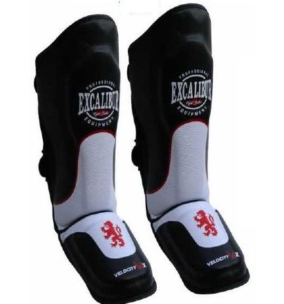 Excalibur Martial Arts Adults Boxing & MMA 2X Leather Foot Face Protector WS