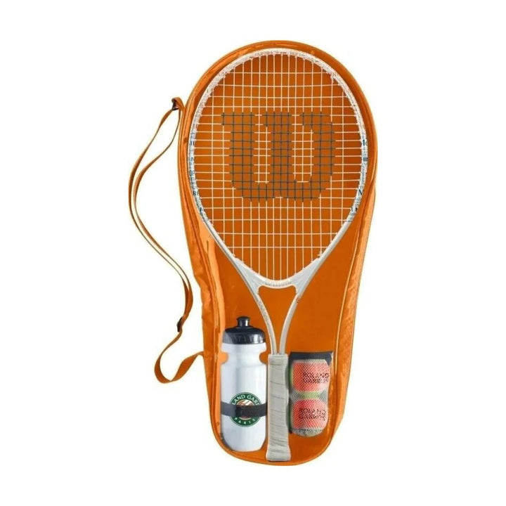 PACK Wilson Roland Garros Elite 210gm JUNIOR 25 STRUNG Tennis Racket Kit WS