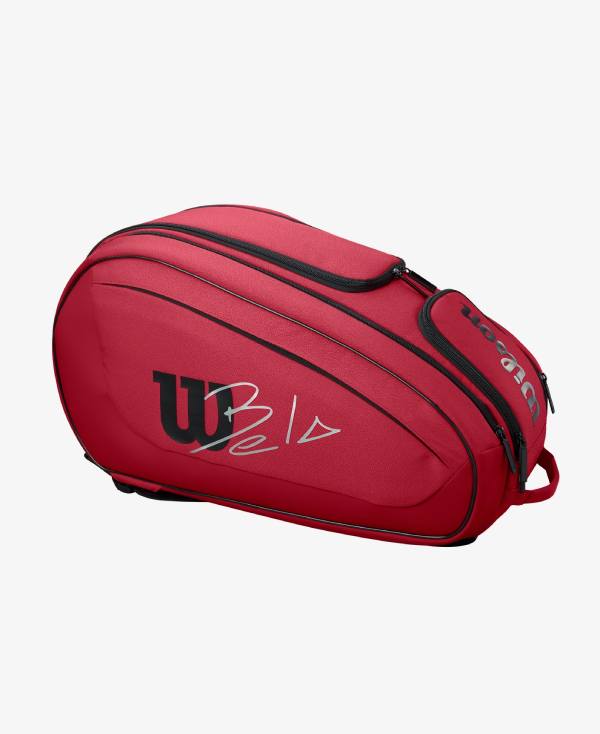 Wilson BELA Super Tour Red Padel Racket Bag WS