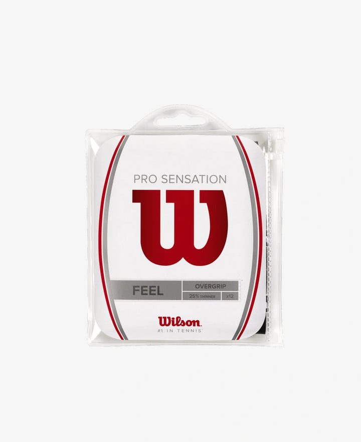 Wilson Pro Feel Sensation Overgrips PACK 12X for Padel & Tennis Rackets WS