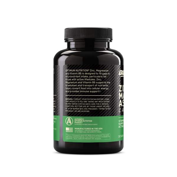 Optimum Nutrition Zinc Magnesium Aspartate Capsules WS