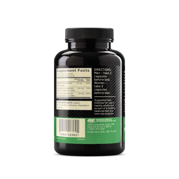 Optimum Nutrition Zinc Magnesium Aspartate Capsules WS