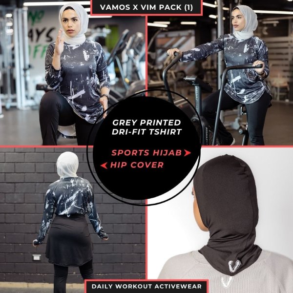 Vim Sports Performance 3 piece Hijabi Bundle Set 1 WS