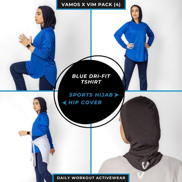 Vim Sports Performance 3 piece Hijabi Bundle Set 4 WS