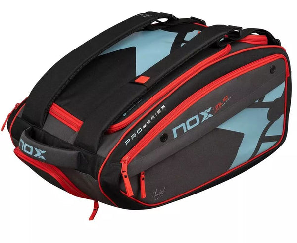 NOX Paletero ML10 Competition XL Compact Black Red Padel Racket Bag WS