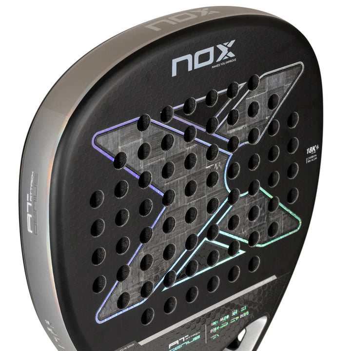 NOX AT Luxury Genius ATTACK 18K Agustin Tapia 2024 Padel Racket WS