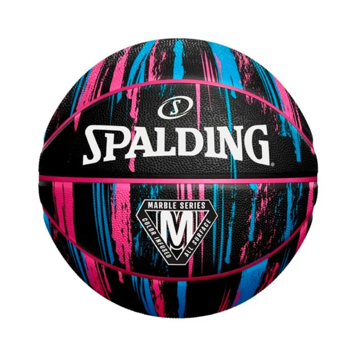 Spalding Marble Series LIMITED EDITION Size 6 Pink Blue Basketball Ball MR