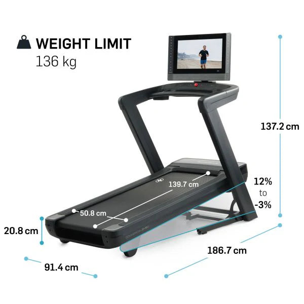 Entercise Gym Nordictrack Commercial 2450 Treadmill WS