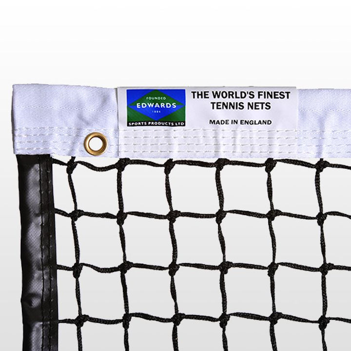 Edwards Official Championship Doubles Tennis NET 3.5mm Netting - Quad-Stitched With Premium Polyester Headband WS