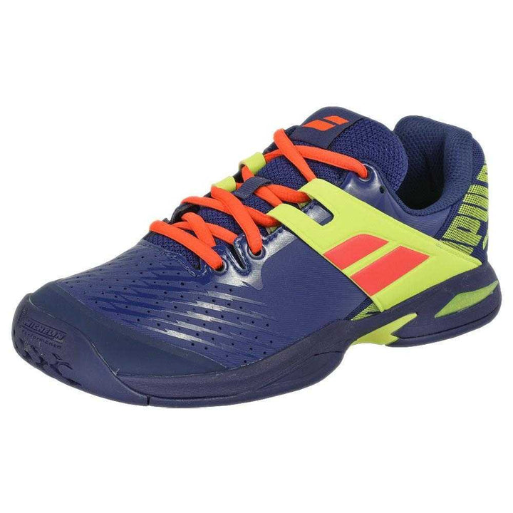 Babolat Propulse All Court Junior Blue Neon Aero Tennis Shoes