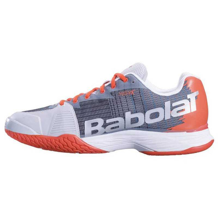 Babolat Jet Mach I All Court Men Silver Neon Strike Tennis Shoes