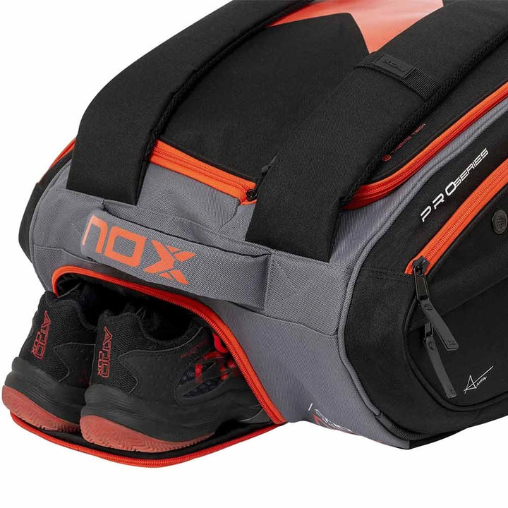 NOX Paletero AT10 Competition Compact Black Orange Padel Racket Bag WS