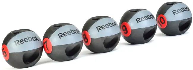 Reebok Fitness Gym CrossFit High-Quality Double Grip Medicine Ball EX