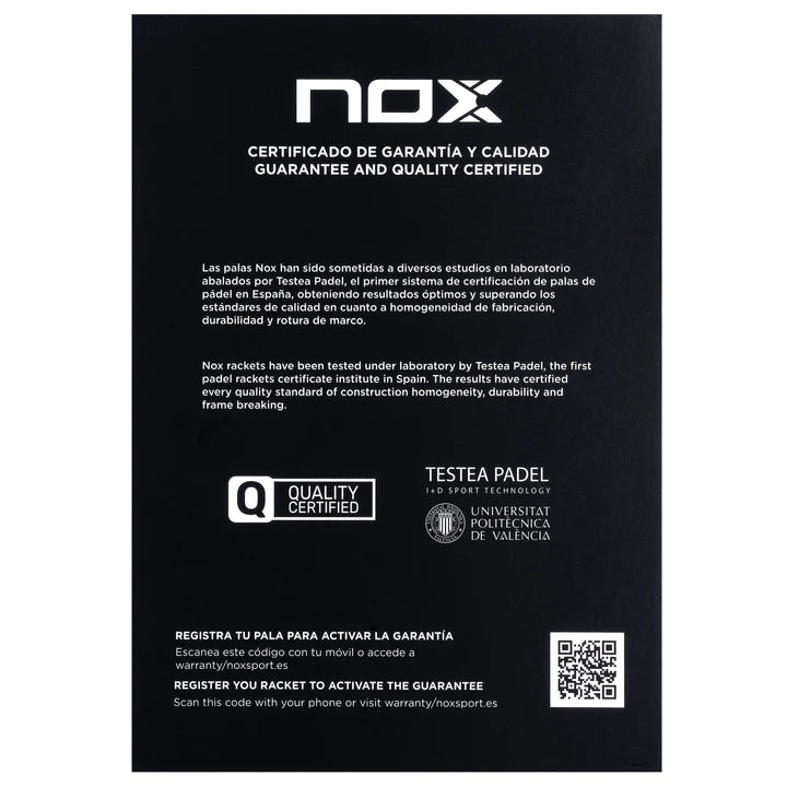 Pre-order NOX AT.2 LTD 2024 Genius Agustin Tapia Padel Racket PACK WS