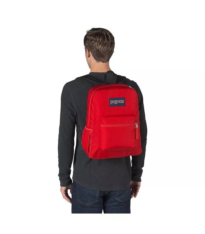 Jansport Cross Town Red Tape Backpack WS