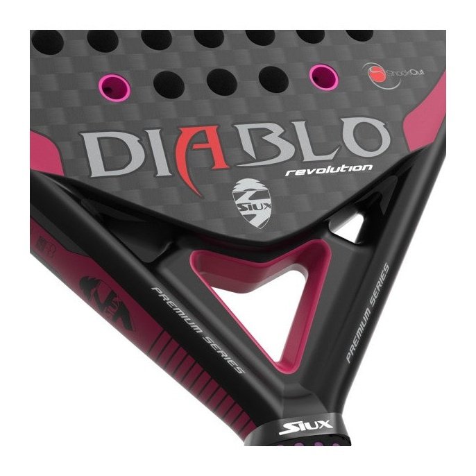 Copy of Siux Diablo Revolution 12K Carbon Fuchsia Padel Racket WS