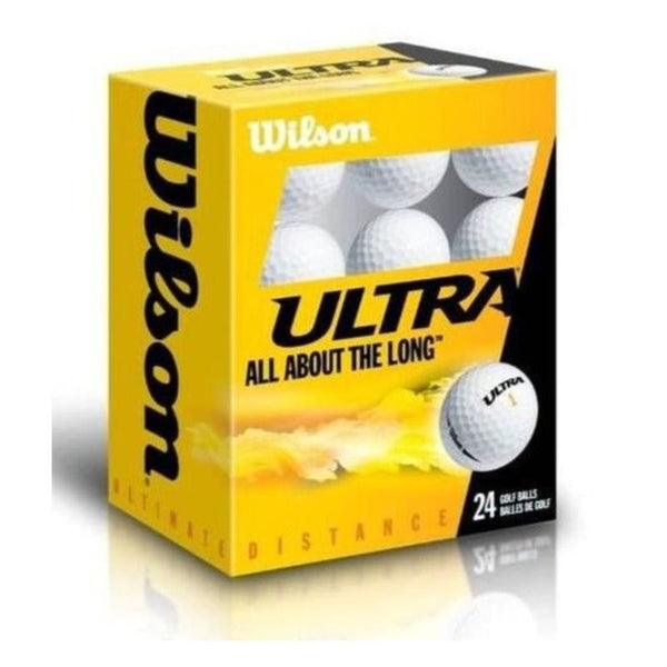 Wilson Ultra Distance 24X White Golf Balls Pack WS