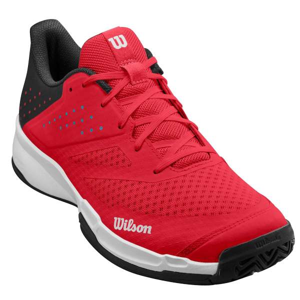 Wilson Kaos Stroke 2.0 Red White Black Tennis & Padel Shoes WS