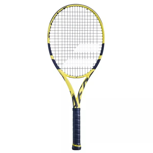 Babolat Pure Aero Black Yellow GRAPHITE Strung No Cover Tennis Racket