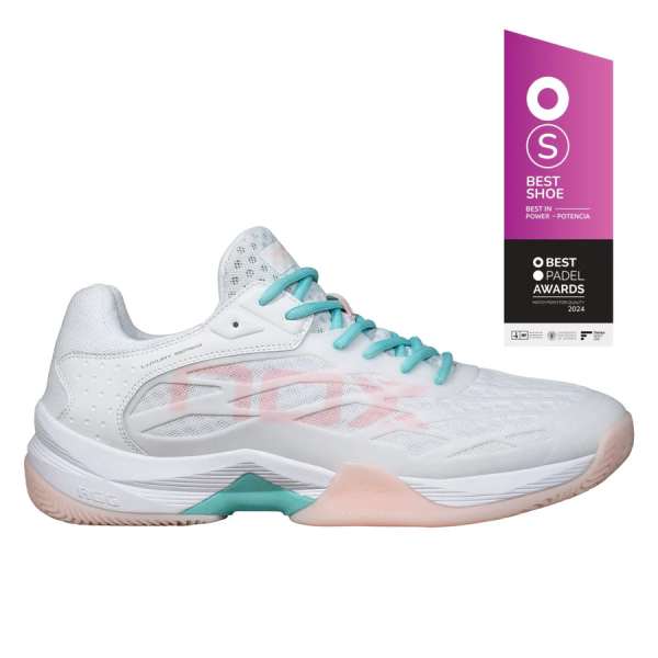 Nox AT10 Lux White Potpurri Women Padel Shoes WS