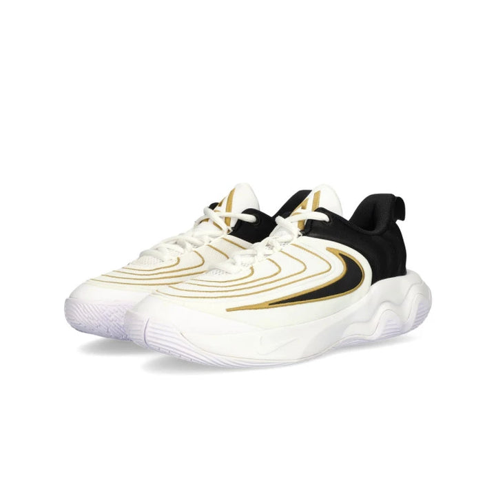 Nike Giannis Immortality 4 Women & Kids Black White Metallic Gold Basketball & Lifestyle Sports Shoes MR