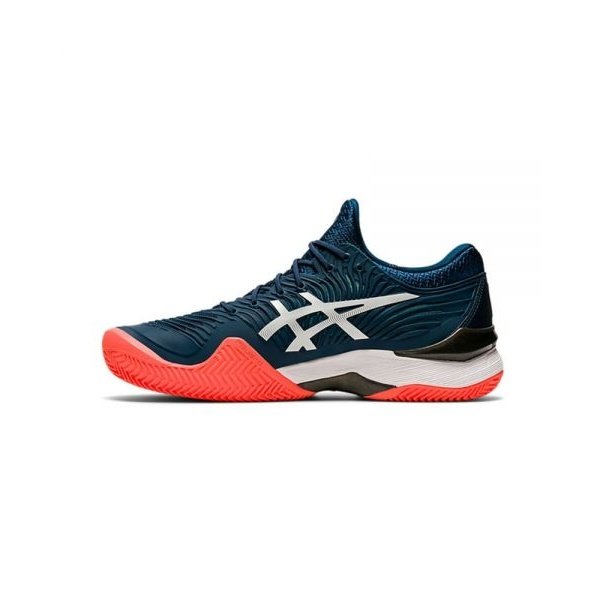 Asics Court FF 2 Novak 2022 Blue Orange Padel Shoes