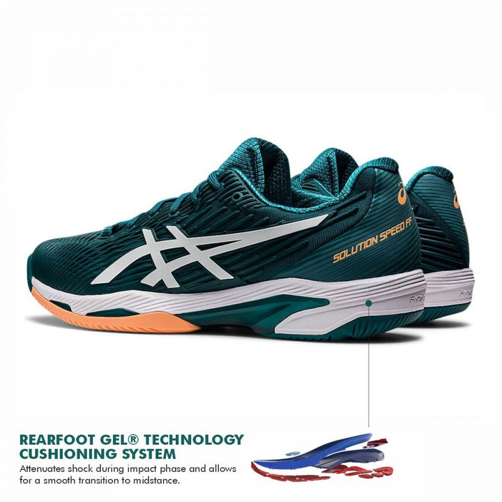 Asics Solution Speed FF 2 2022 Teal White Padel Shoes